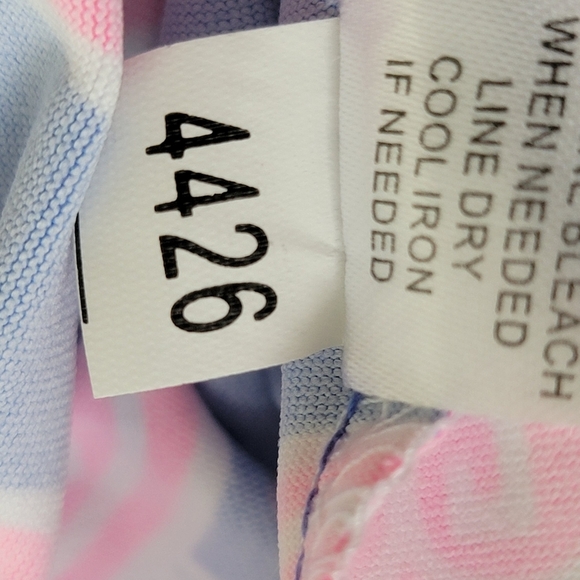 Lulu-B Blue And Pink Medallion Print Sleeveless Travel Shift Dress‎ Sz L NEW - Picture 9 of 12